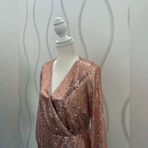 Rose Gold Star Of The Show Romper - Picture 5 of 12